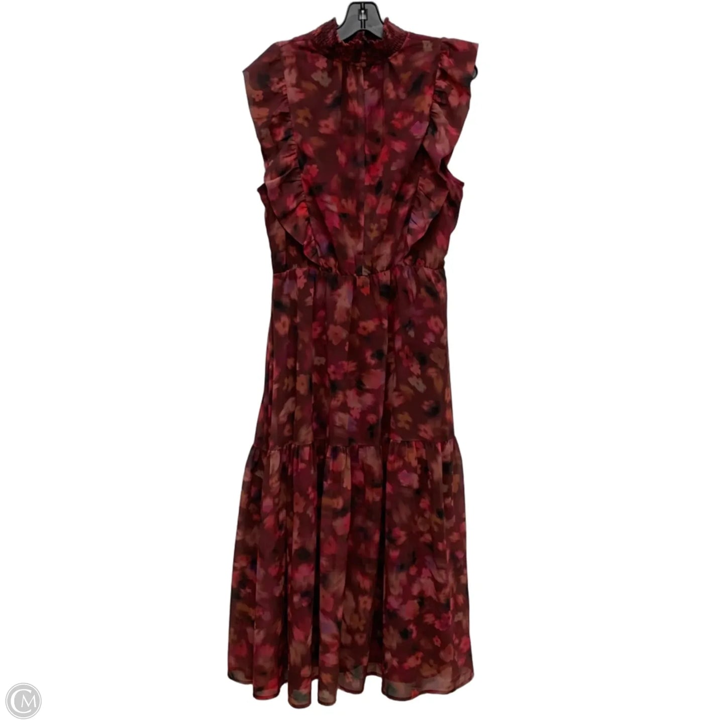 Dress Casual Maxi By Steve Madden In Brown & Pink, Size: M