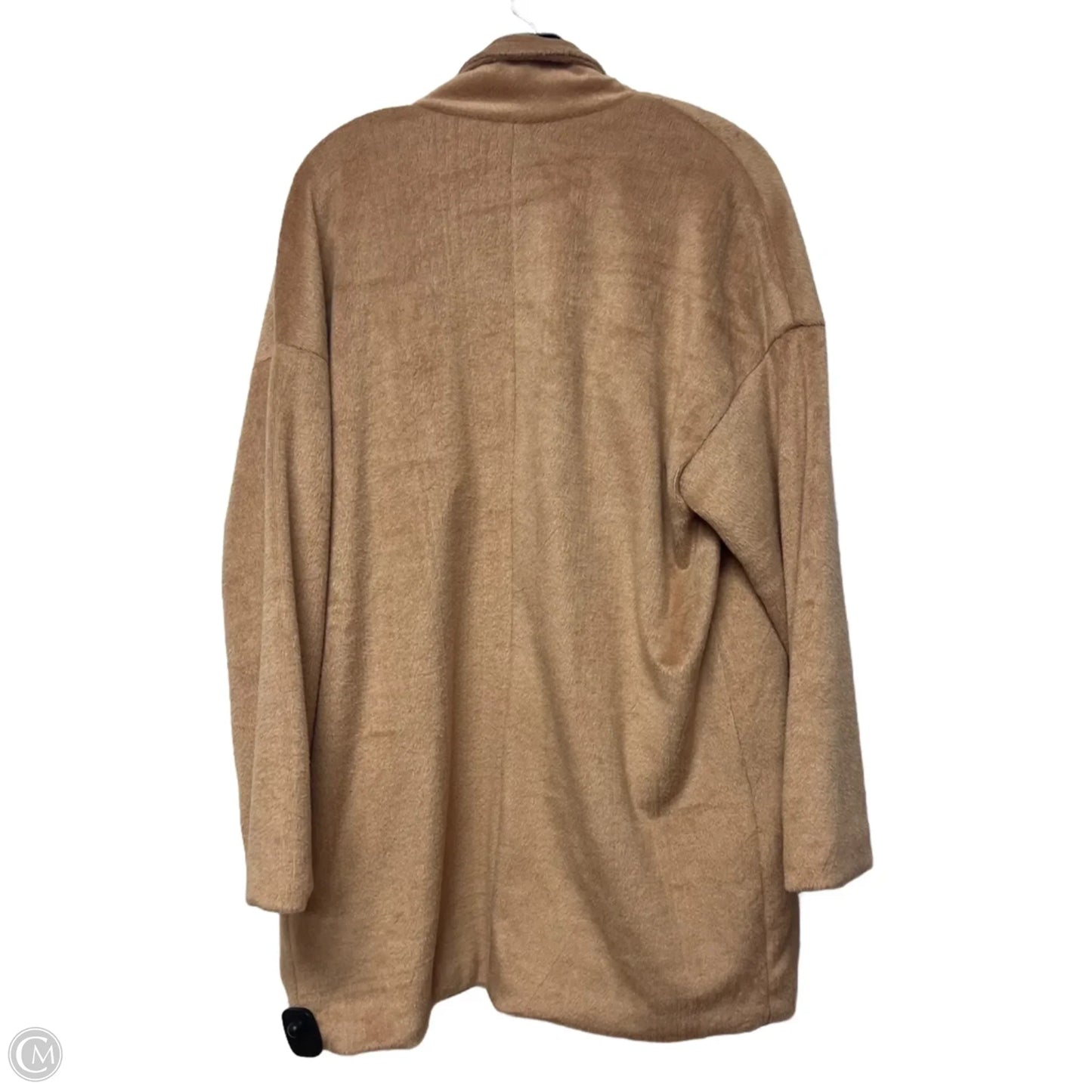 Coat Faux Fur & Sherpa By Potters Pot In Peach, Size: L