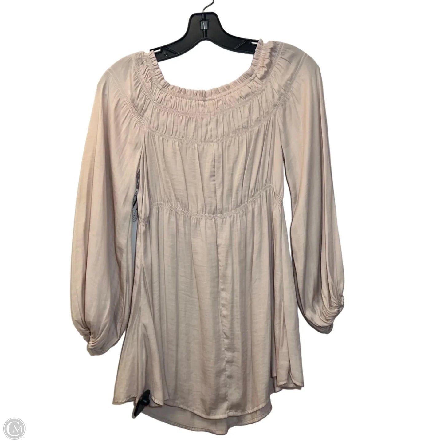 Blouse Long Sleeve By Mustard Seed In Pink, Size: S