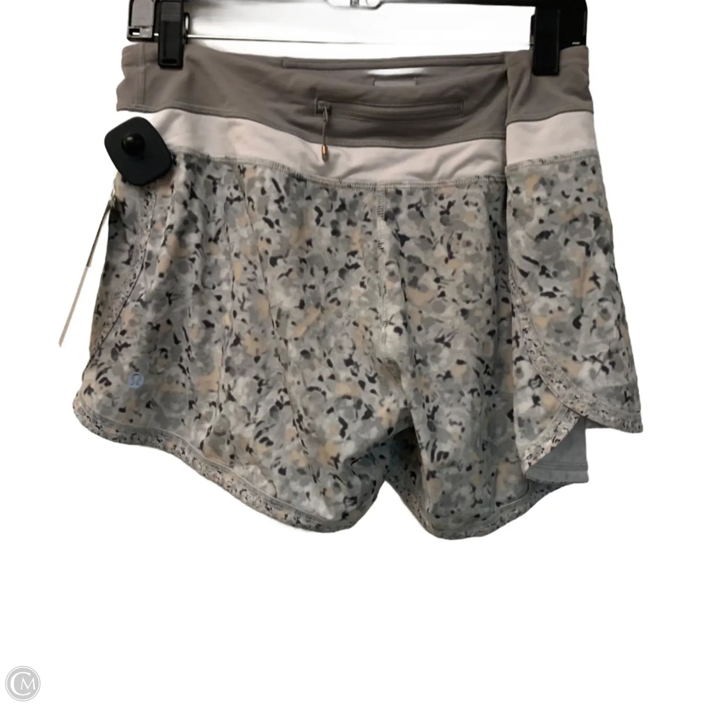 Athletic Shorts By Lululemon In Grey, Size: M