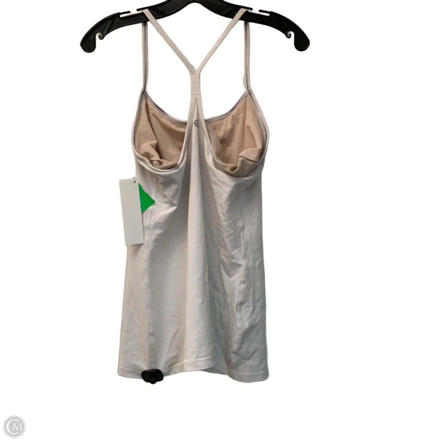 Athletic Tank Top By Lululemon In White, Size: M