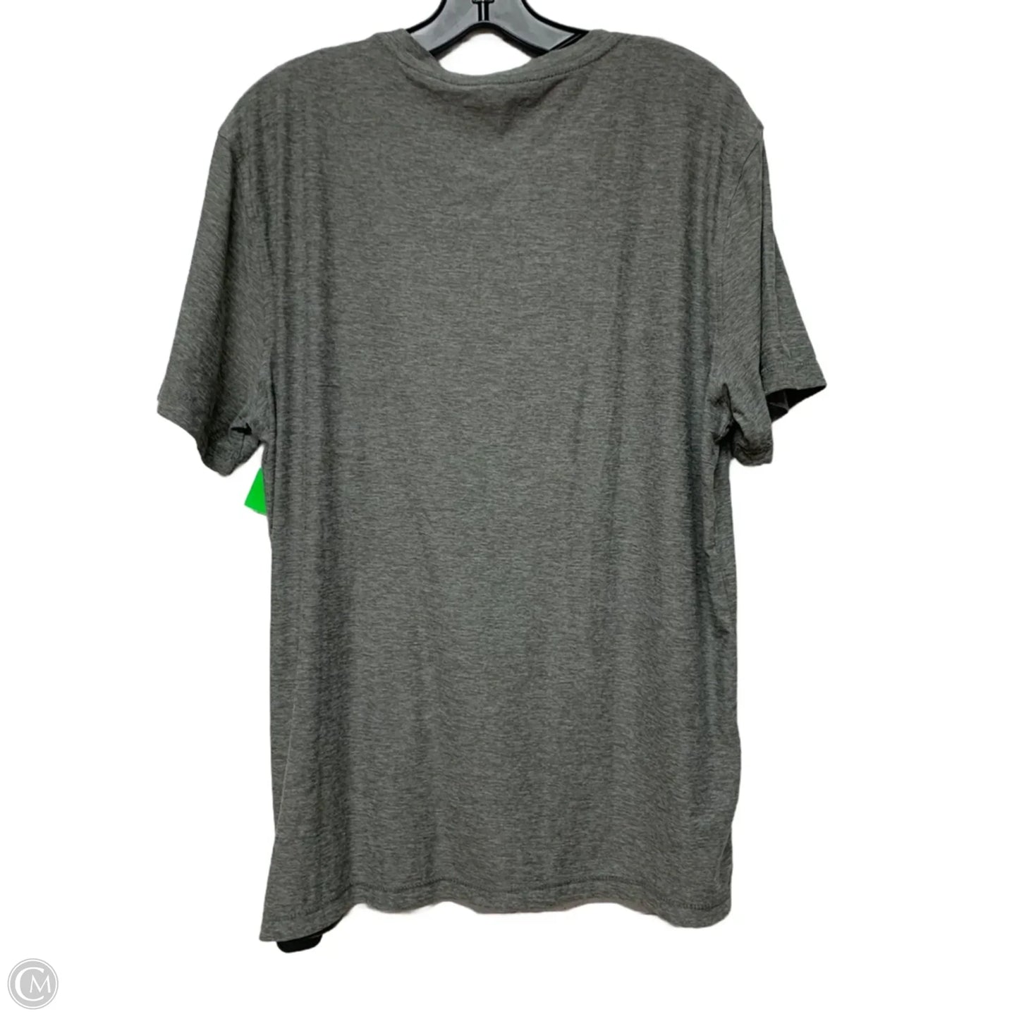Athletic Top Short Sleeve By Vuori In Grey, Size: L