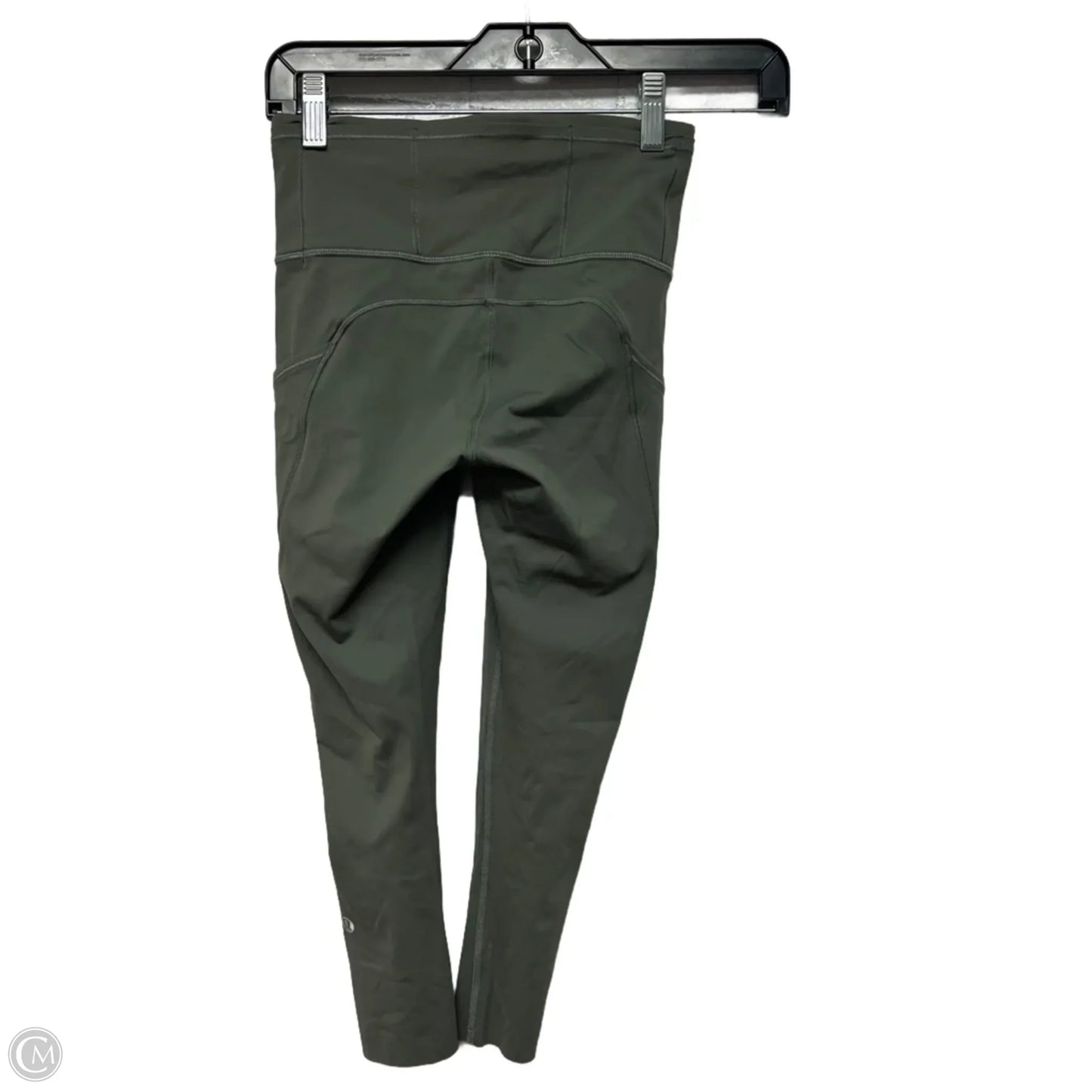 Athletic Leggings Capris By Lululemon In Green, Size: Xs