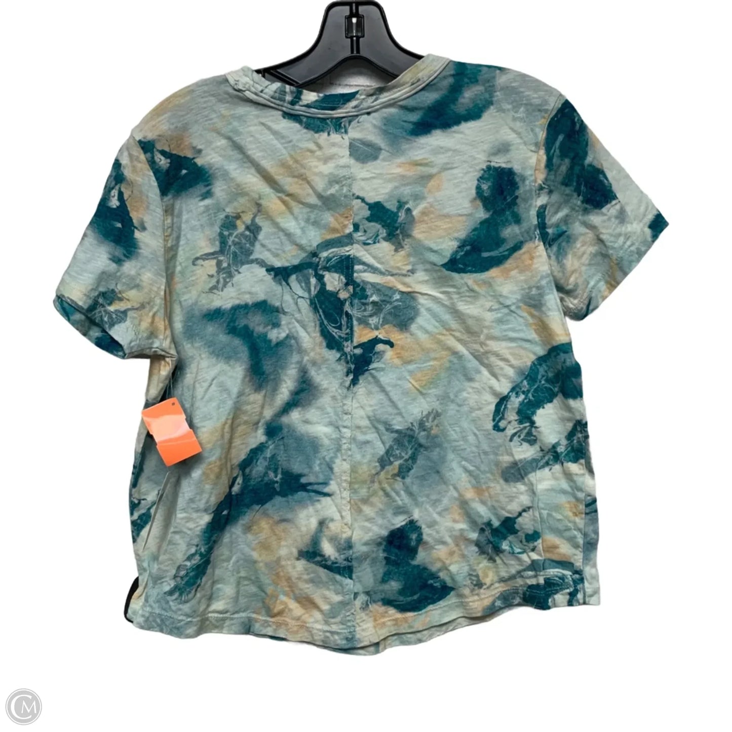 Top Short Sleeve By Pilcro In Blue, Size: M