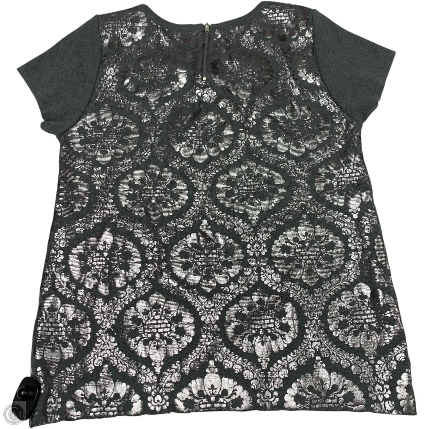 Top Short Sleeve By Moth In Grey, Size: Xs