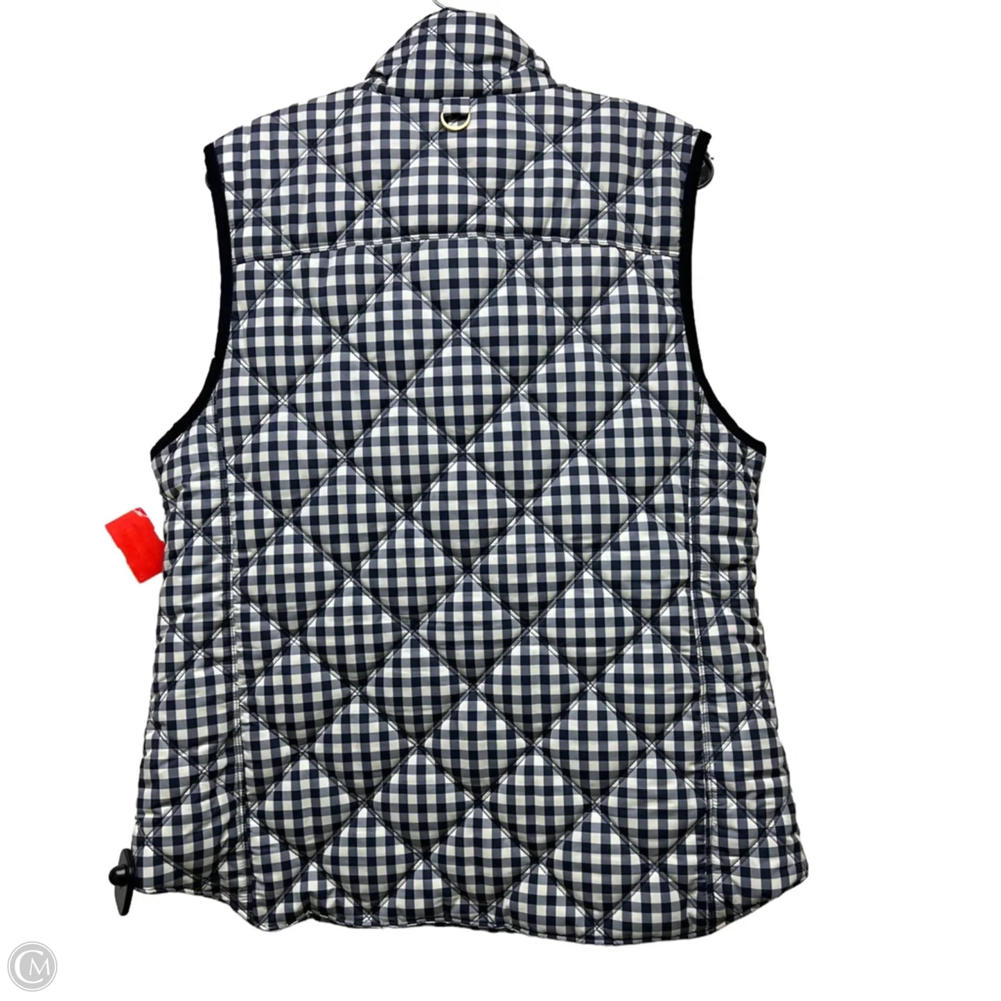 Vest Puffer & Quilted By Kensie In Blue & White, Size: Xl