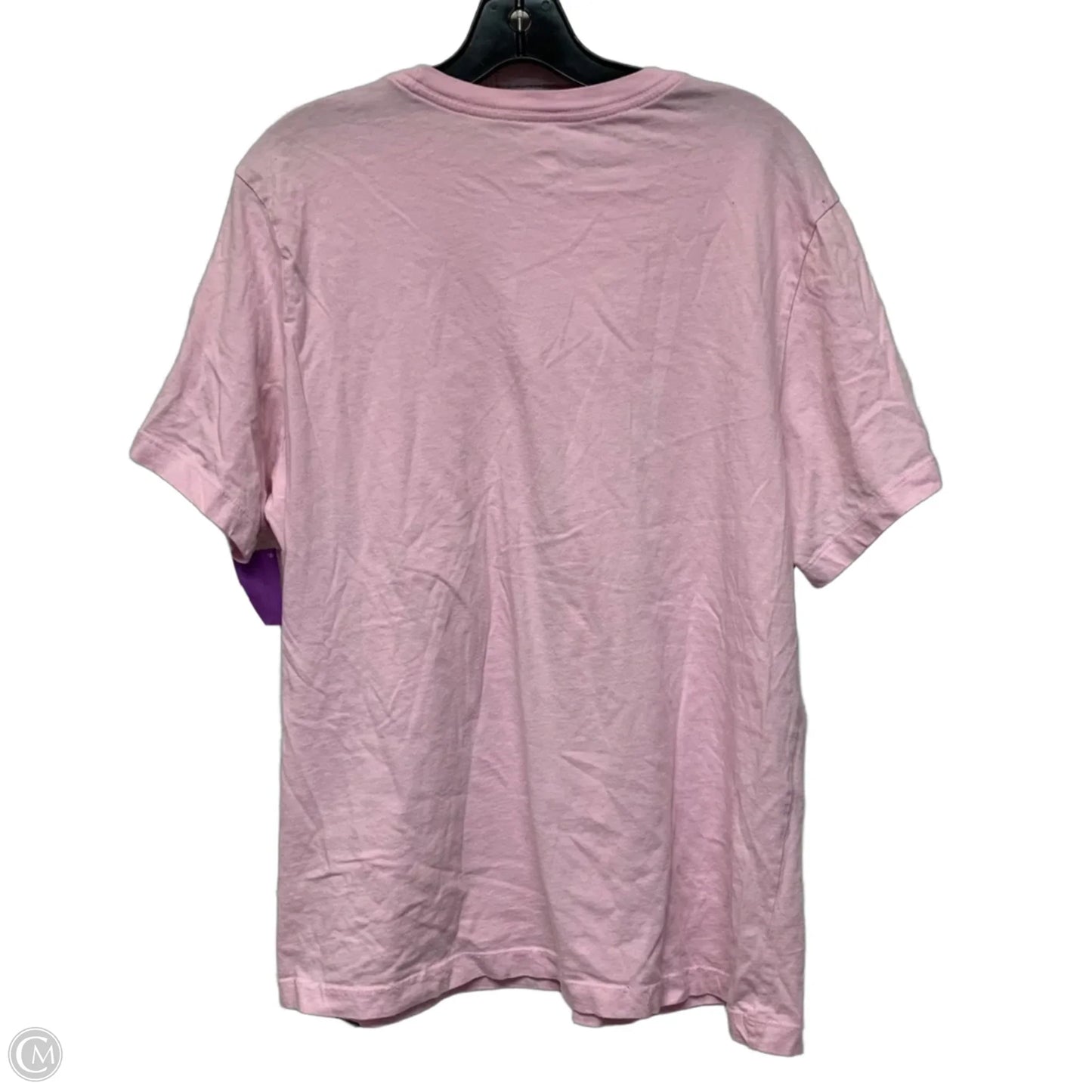 Top Short Sleeve By Nike Apparel In Pink, Size: L