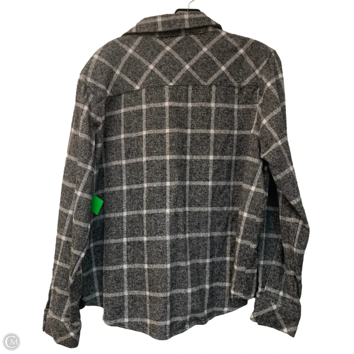 Jacket Shirt By Bke In Black & White, Size: S