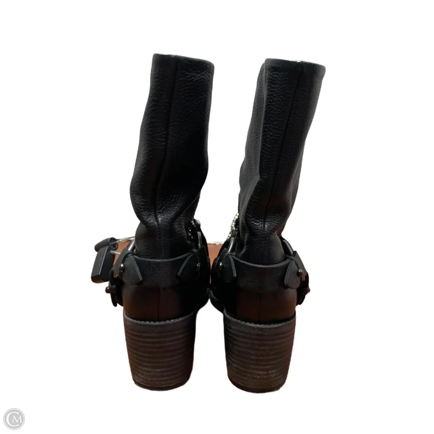 Boots Designer By Vera Wang In Black, Size: 7