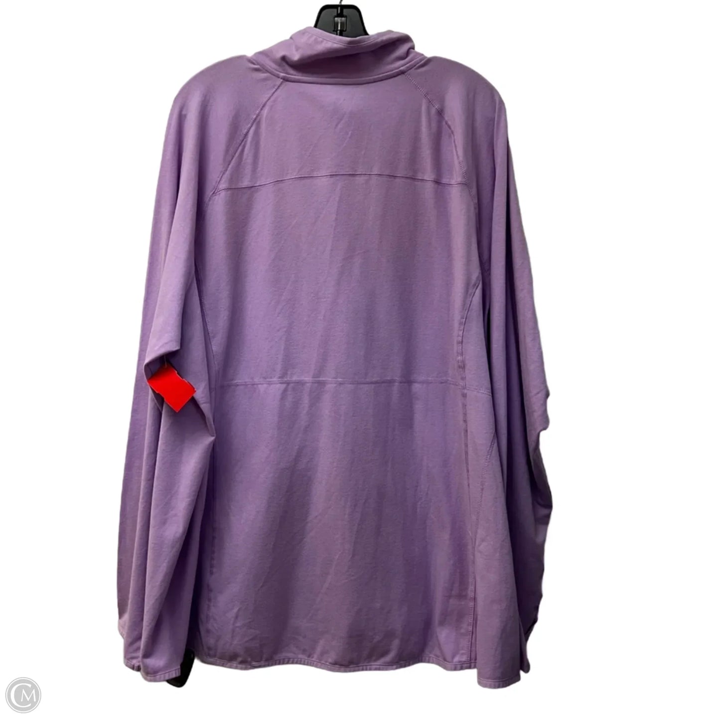 Athletic Jacket By Tek Gear In Purple, Size: 3x