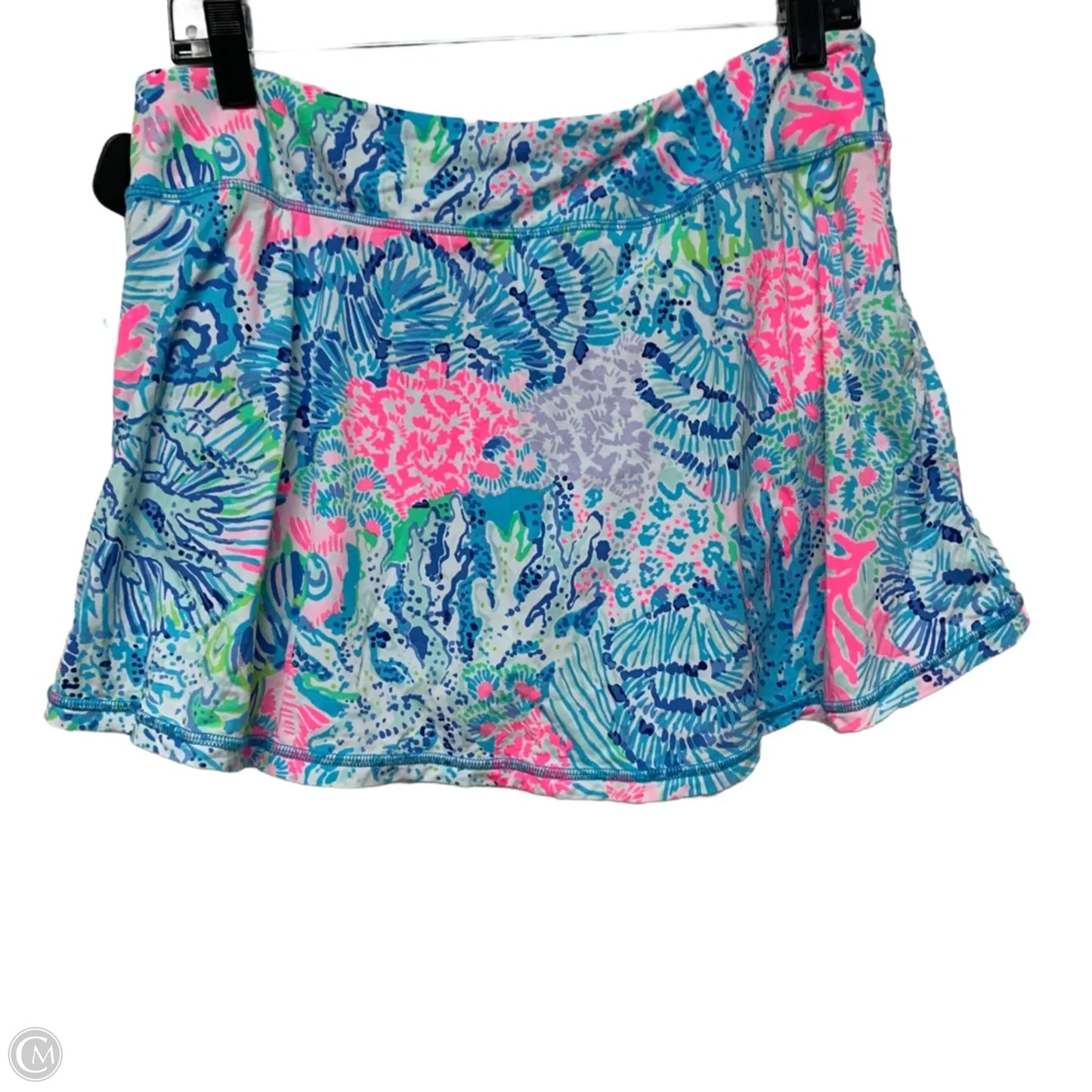 Skort Designer By Lilly Pulitzer In Blue & Pink, Size: L