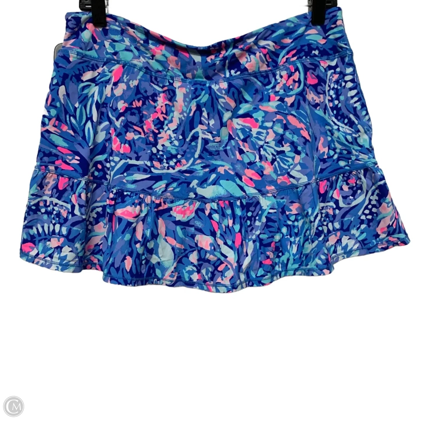 Skort Designer By Lilly Pulitzer In Blue & Pink, Size: L