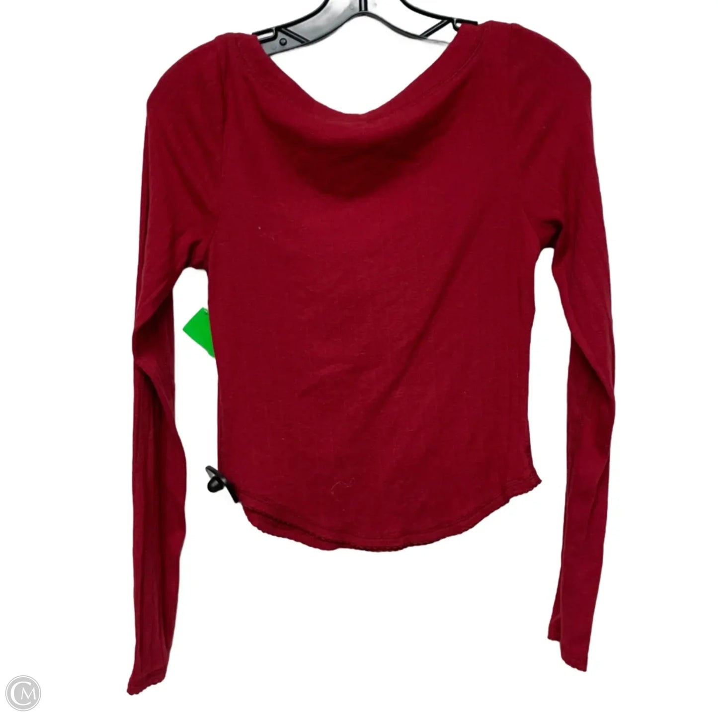 Top Long Sleeve By Free People In Red, Size: S