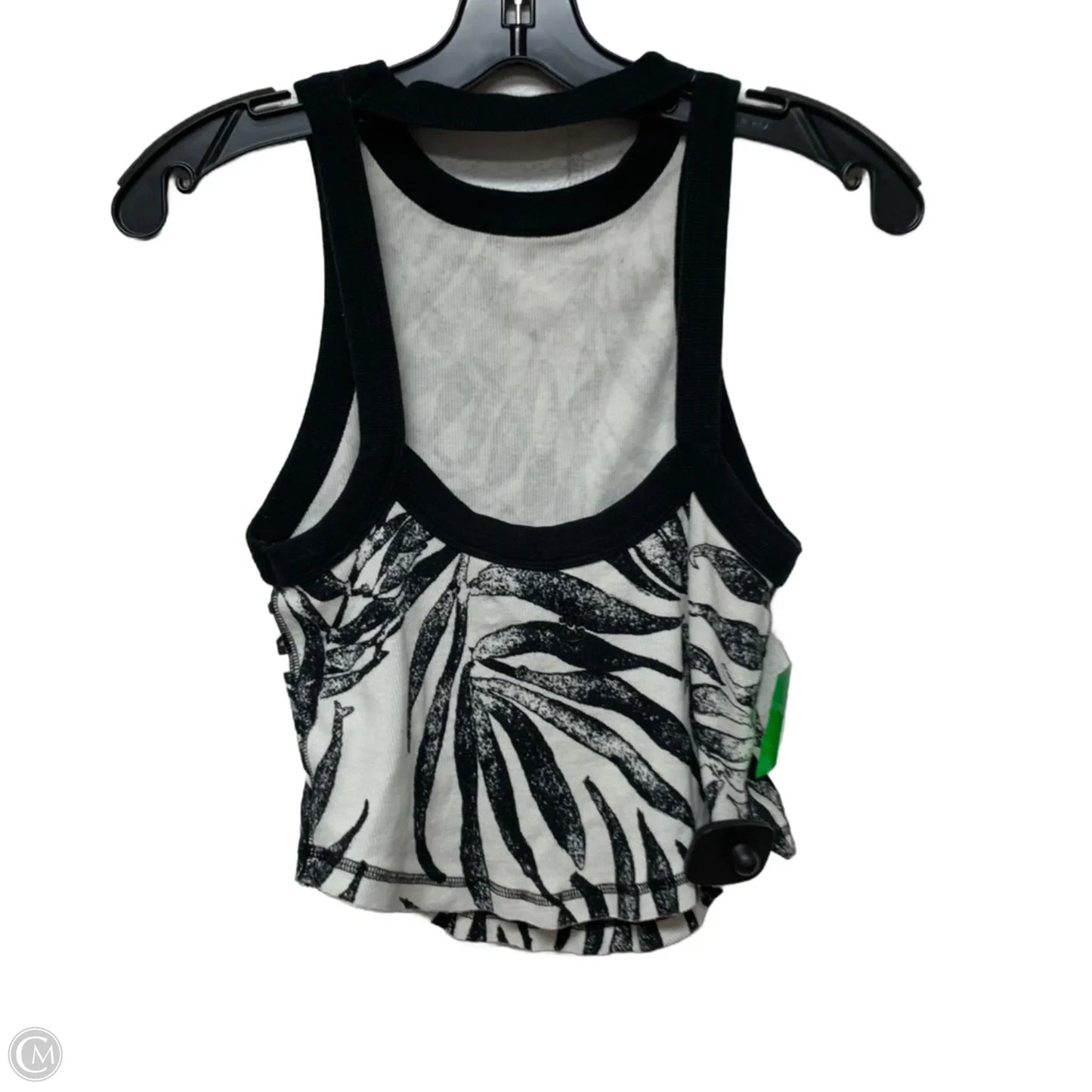 Athletic Tank Top By Free People In Black & White, Size: S