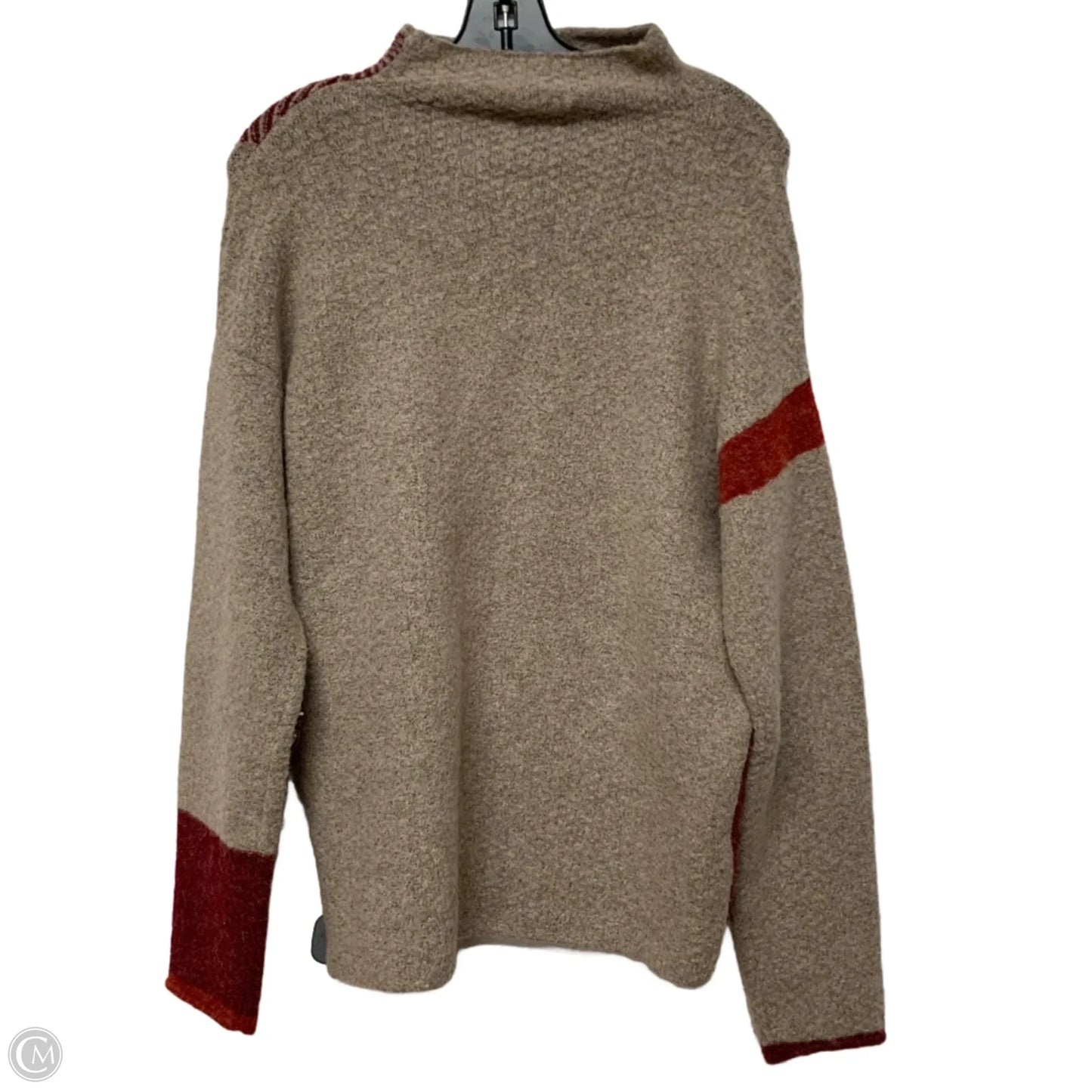 Sweater By Cyrus In Red & Tan, Size: S