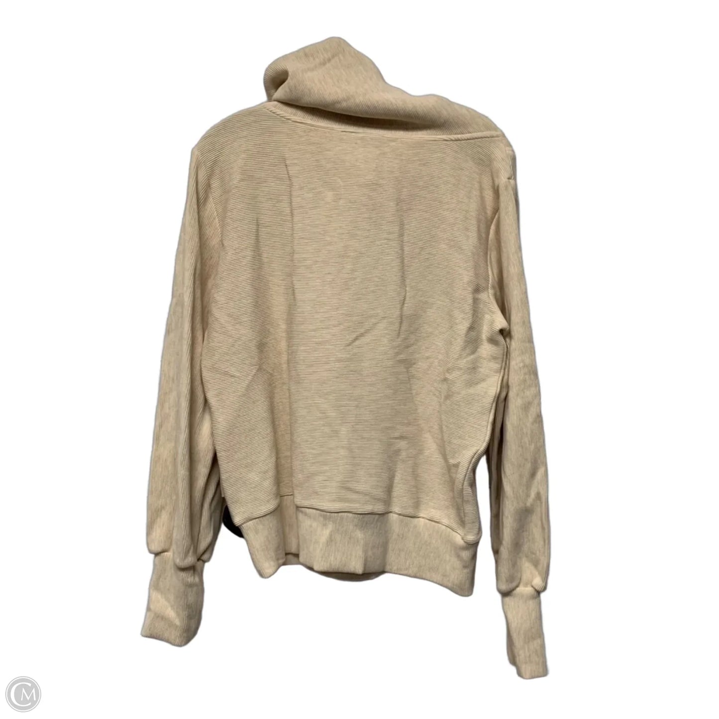 Sweatshirt Collar By Varley In Cream, Size: Xs