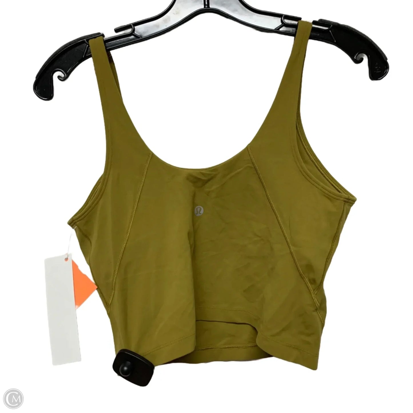 Athletic Tank Top By Lululemon In Chartreuse, Size: M