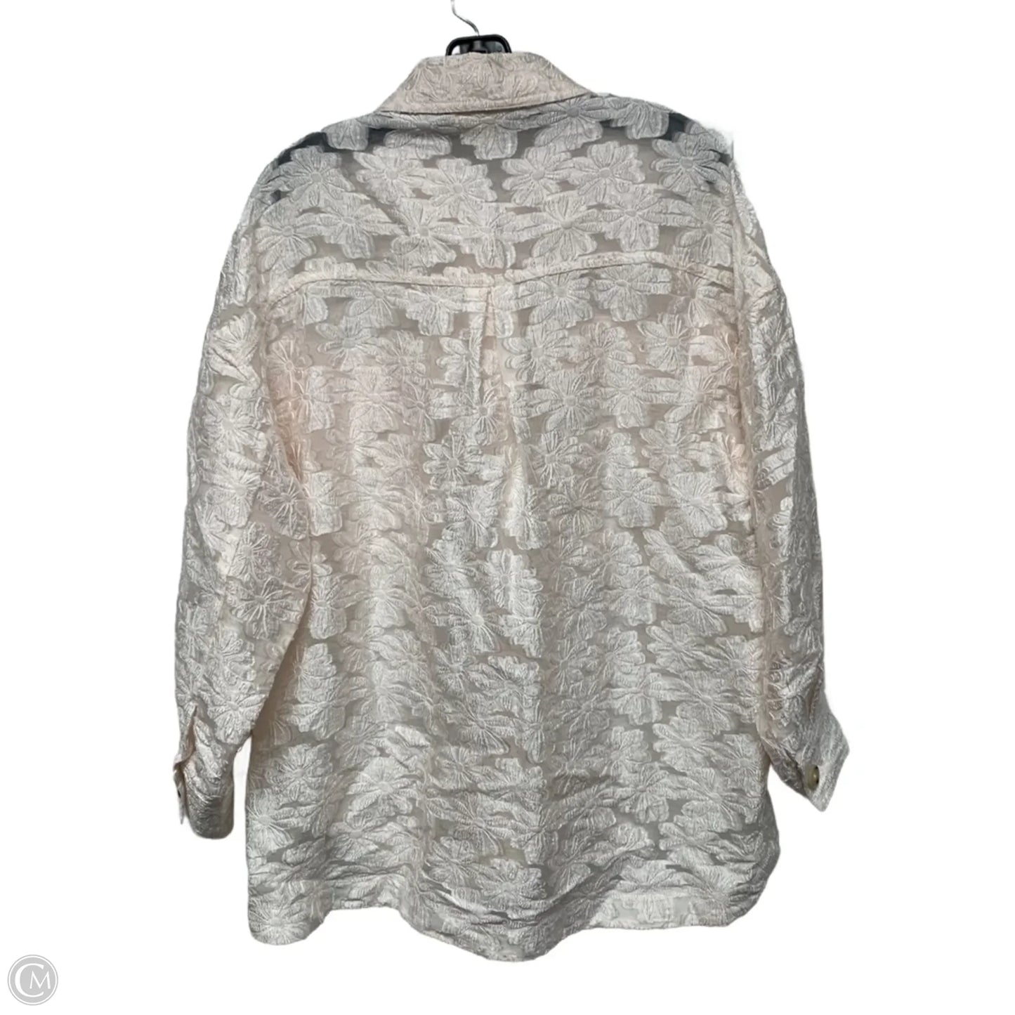 Top Long Sleeve By Maeve In Cream, Size: Xs