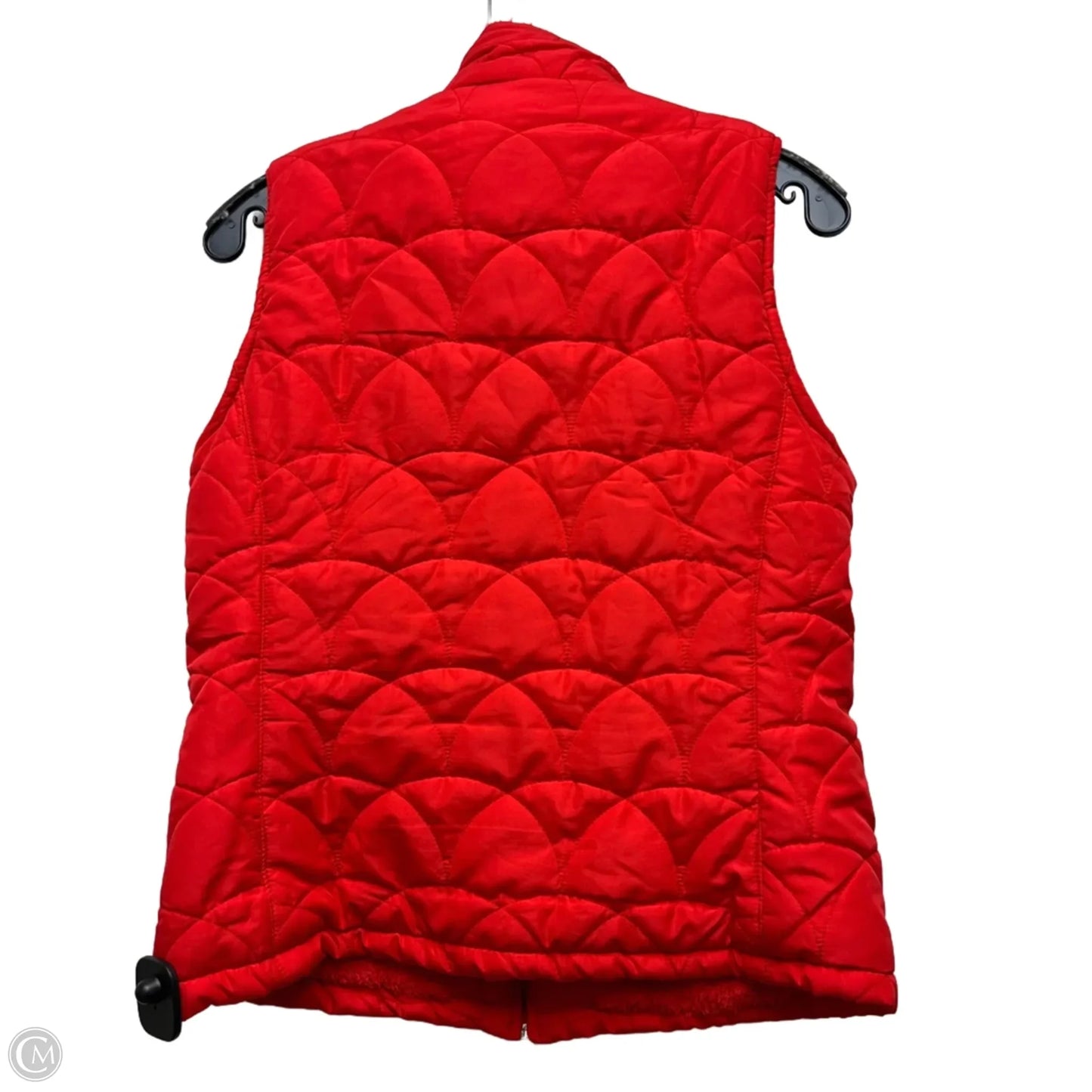 Vest Puffer & Quilted By Jane Ashley In Red, Size: M
