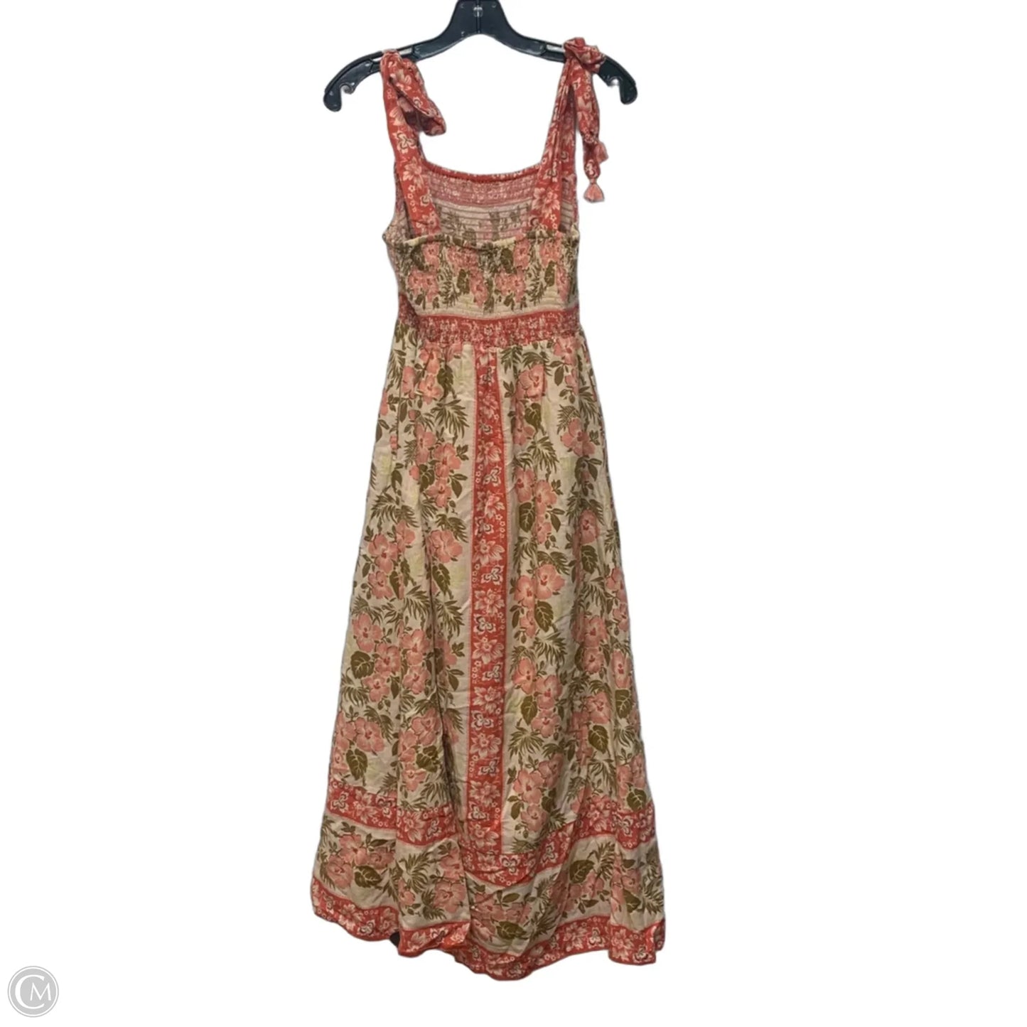 Dress Designer By Spartina In Green & Pink, Size: Xs