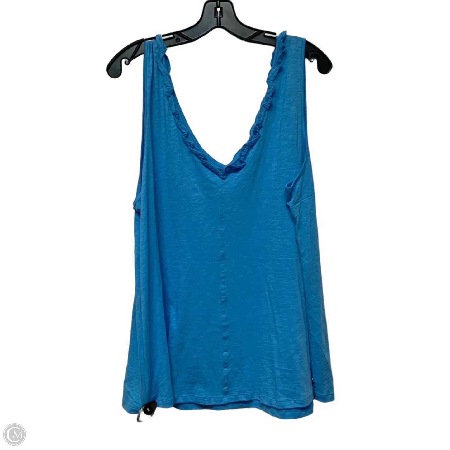 Top Sleeveless Designer By Lilly Pulitzer In Blue, Size: Xxl