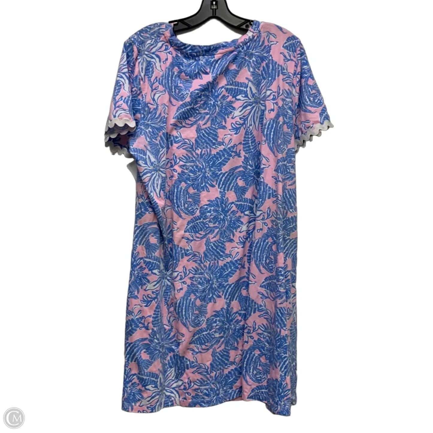Dress Designer By Lilly Pulitzer In Blue & Pink, Size: Xxl