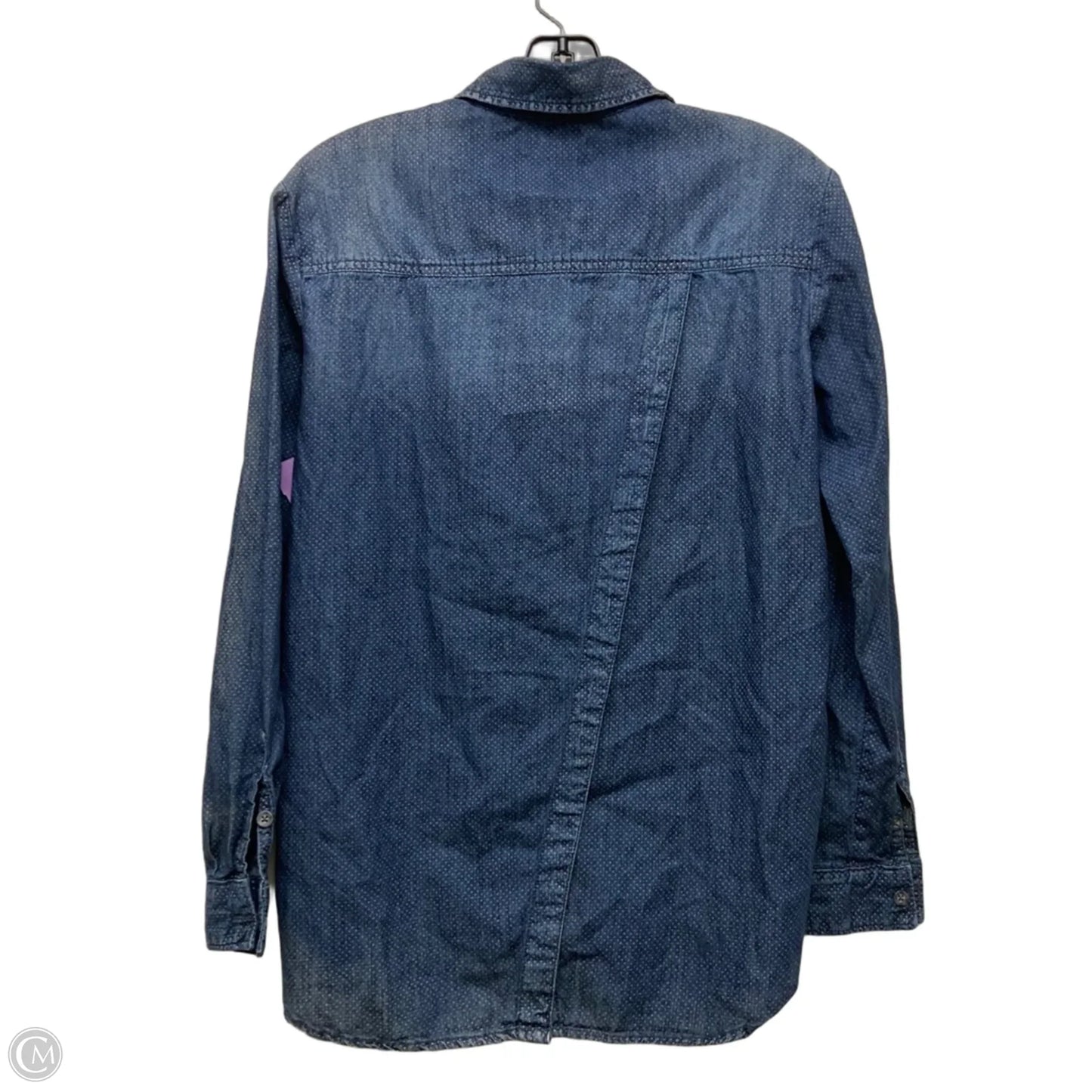 Top Long Sleeve By Pilcro In Navy, Size: Xs