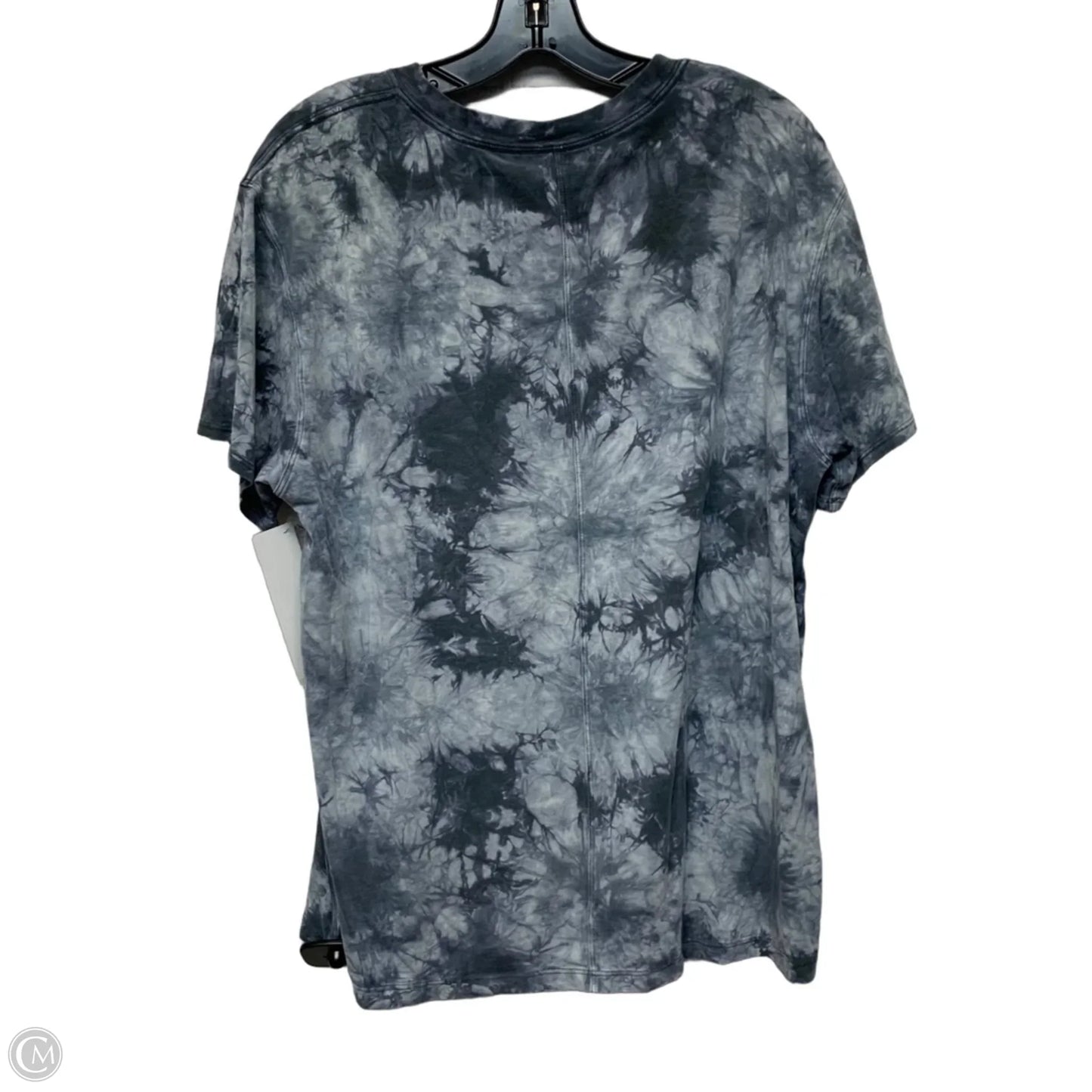 Athletic Top Short Sleeve By Lululemon In Grey, Size: L
