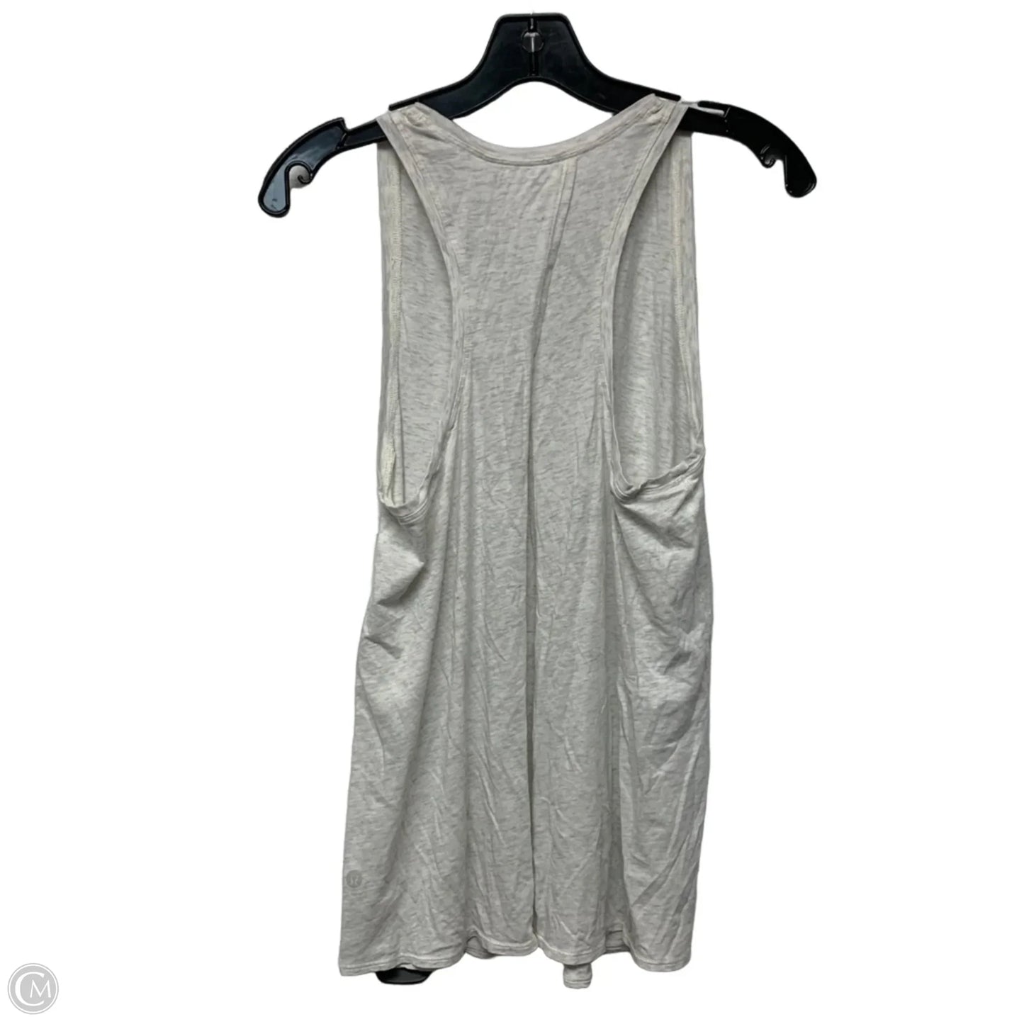 Athletic Tank Top By Lululemon In Grey, Size: M