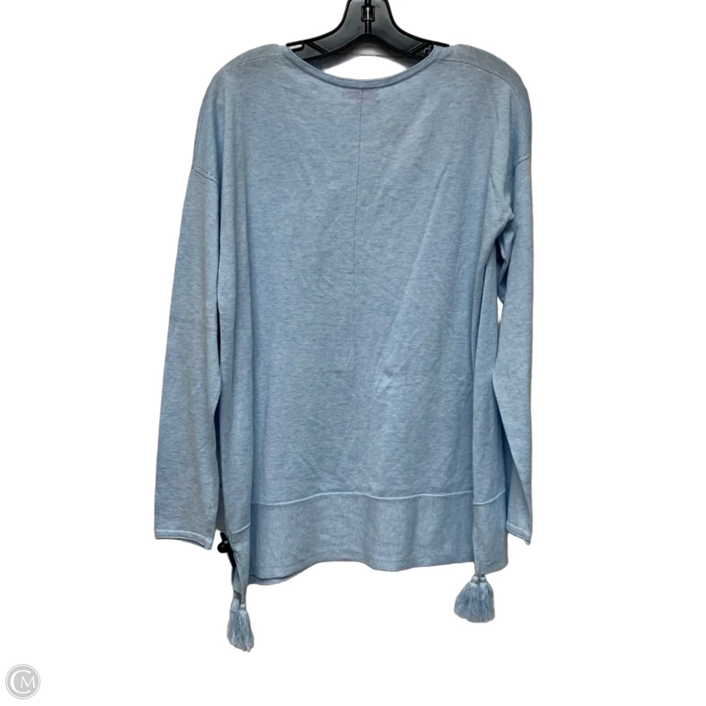 Top Long Sleeve Designer By Lilly Pulitzer In Blue, Size: L