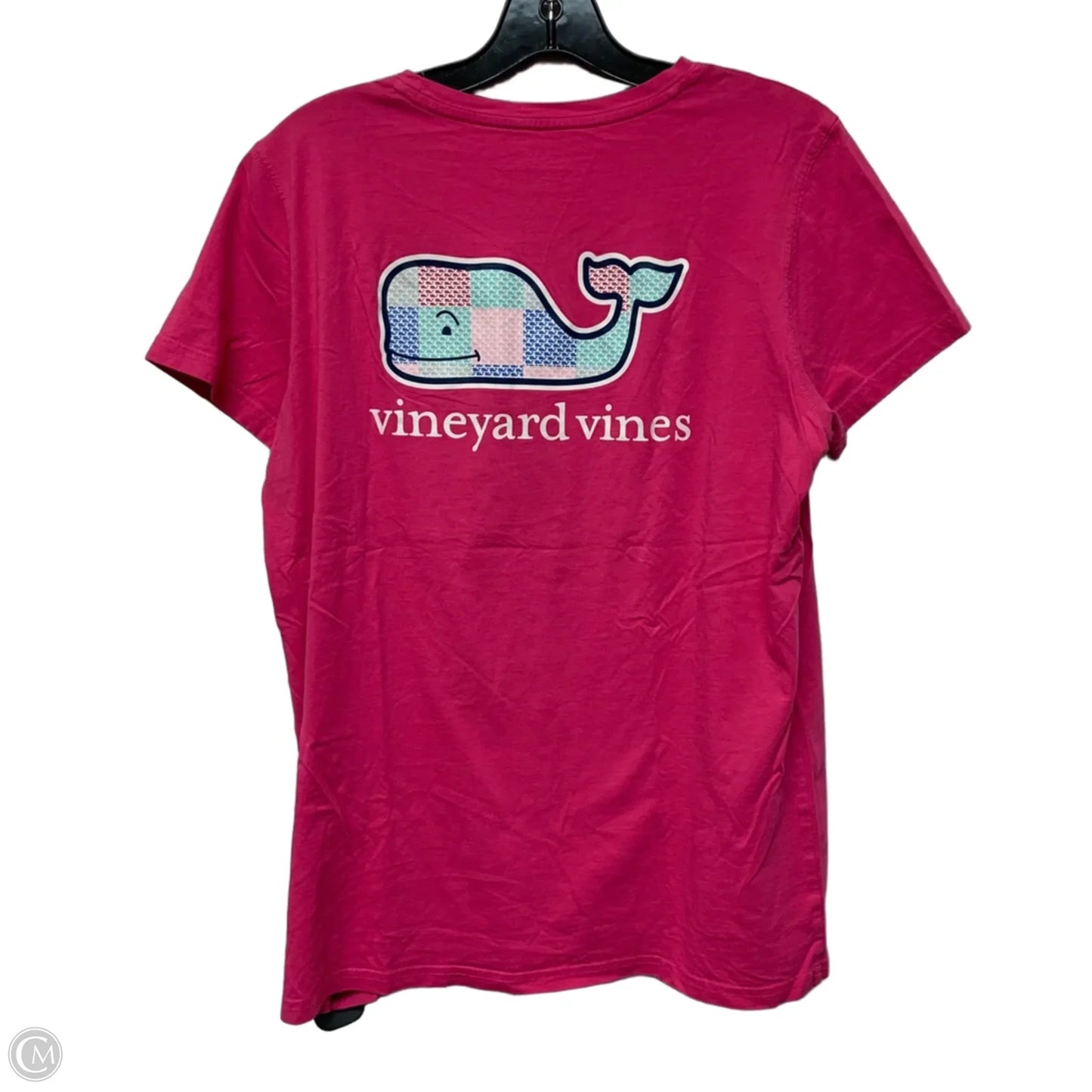 Top Short Sleeve By Vineyard Vines In Pink, Size: L