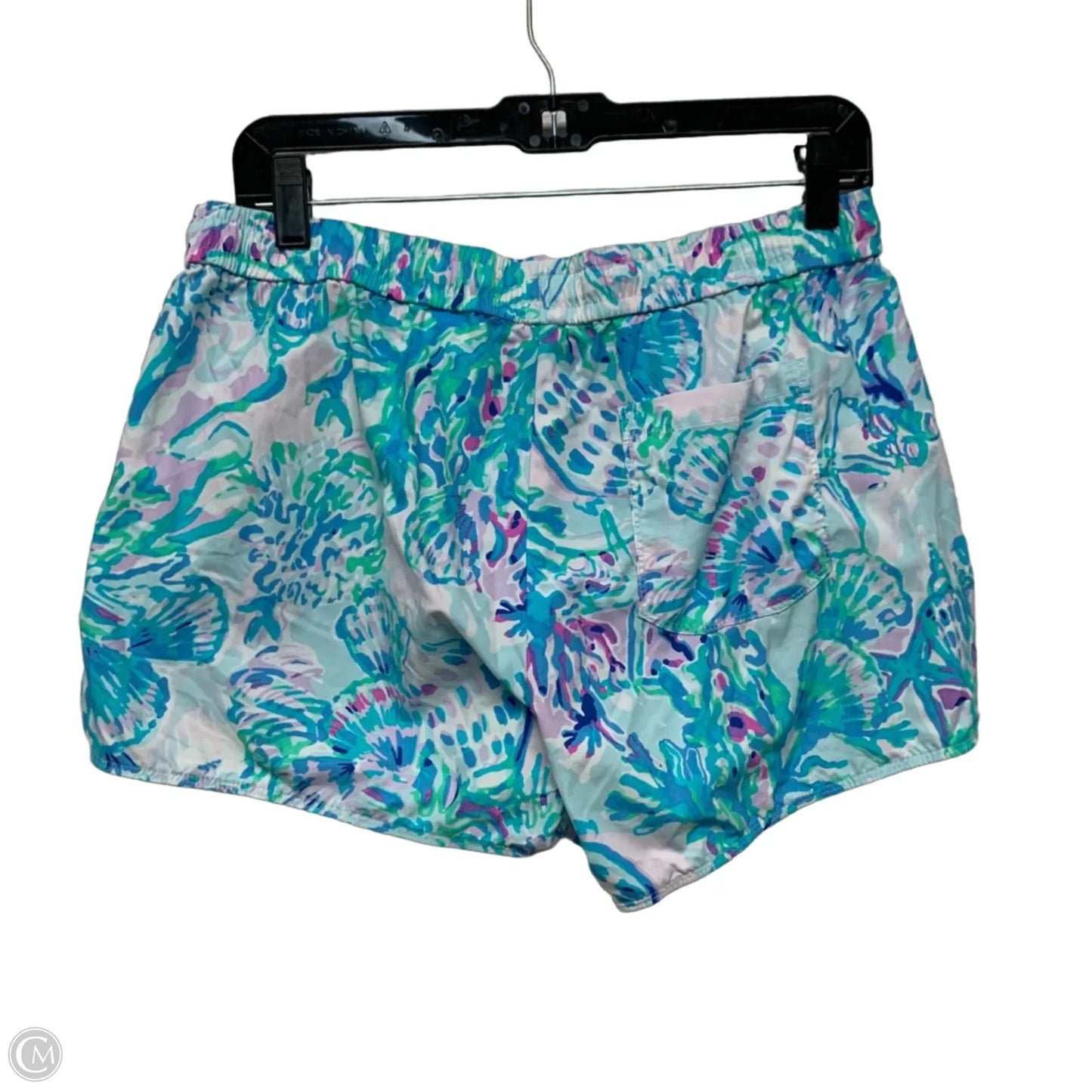 Shorts Designer By Lilly Pulitzer In Blue & Green, Size: M