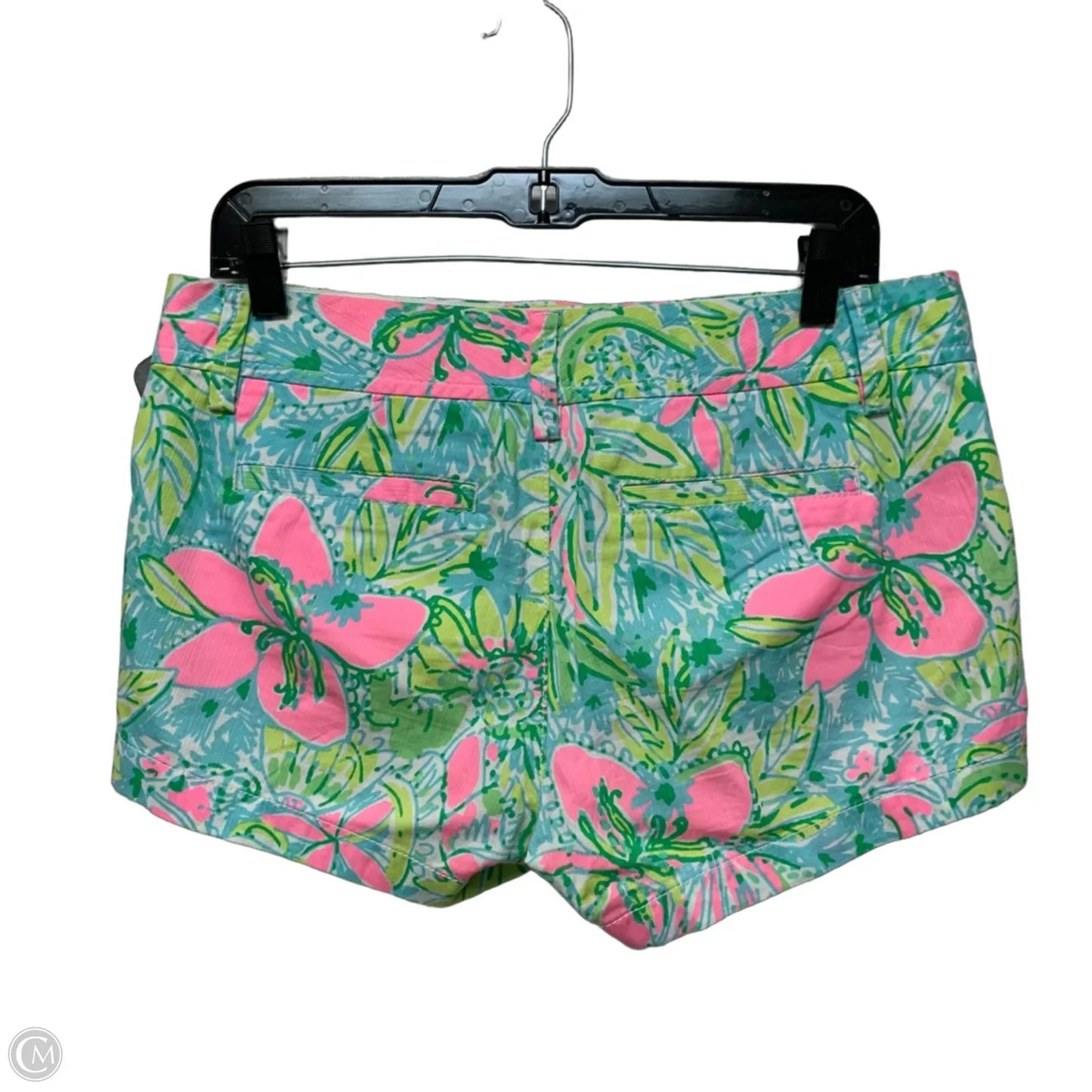 Shorts Designer By Lilly Pulitzer In Green & Pink, Size: 6