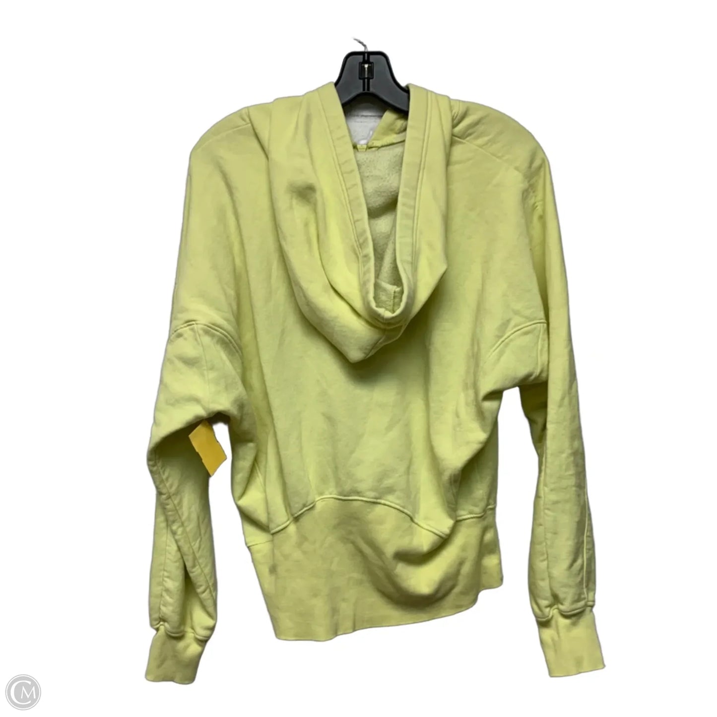 Sweatshirt Hoodie By Free People In Yellow, Size: S