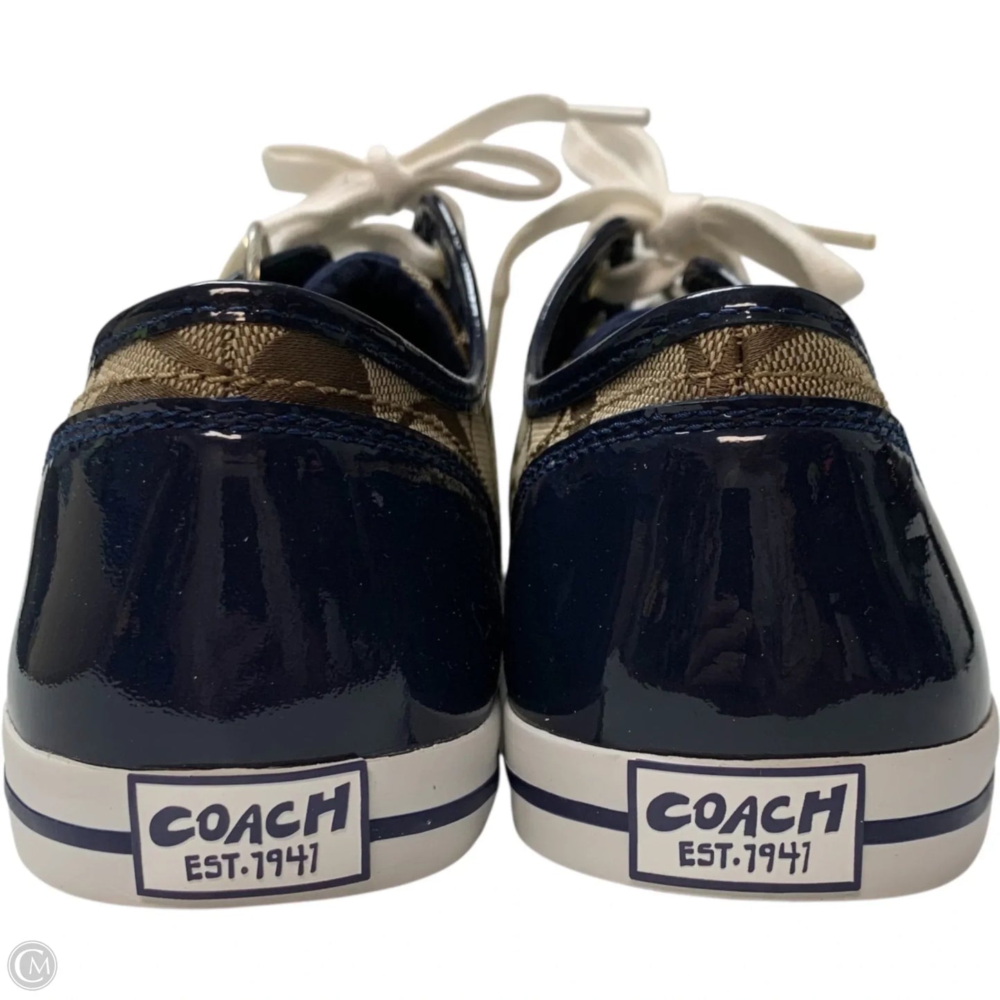 Shoes Designer By Coach In Brown & Green, Size: 11
