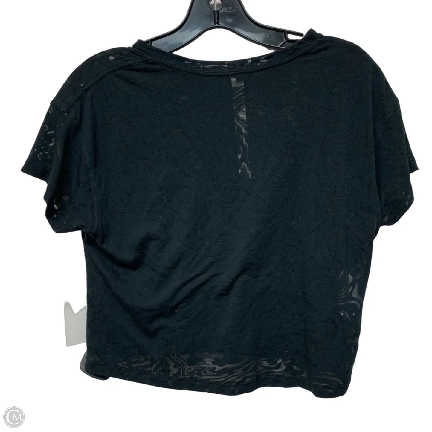 Top Short Sleeve By Lululemon In Black, Size: S