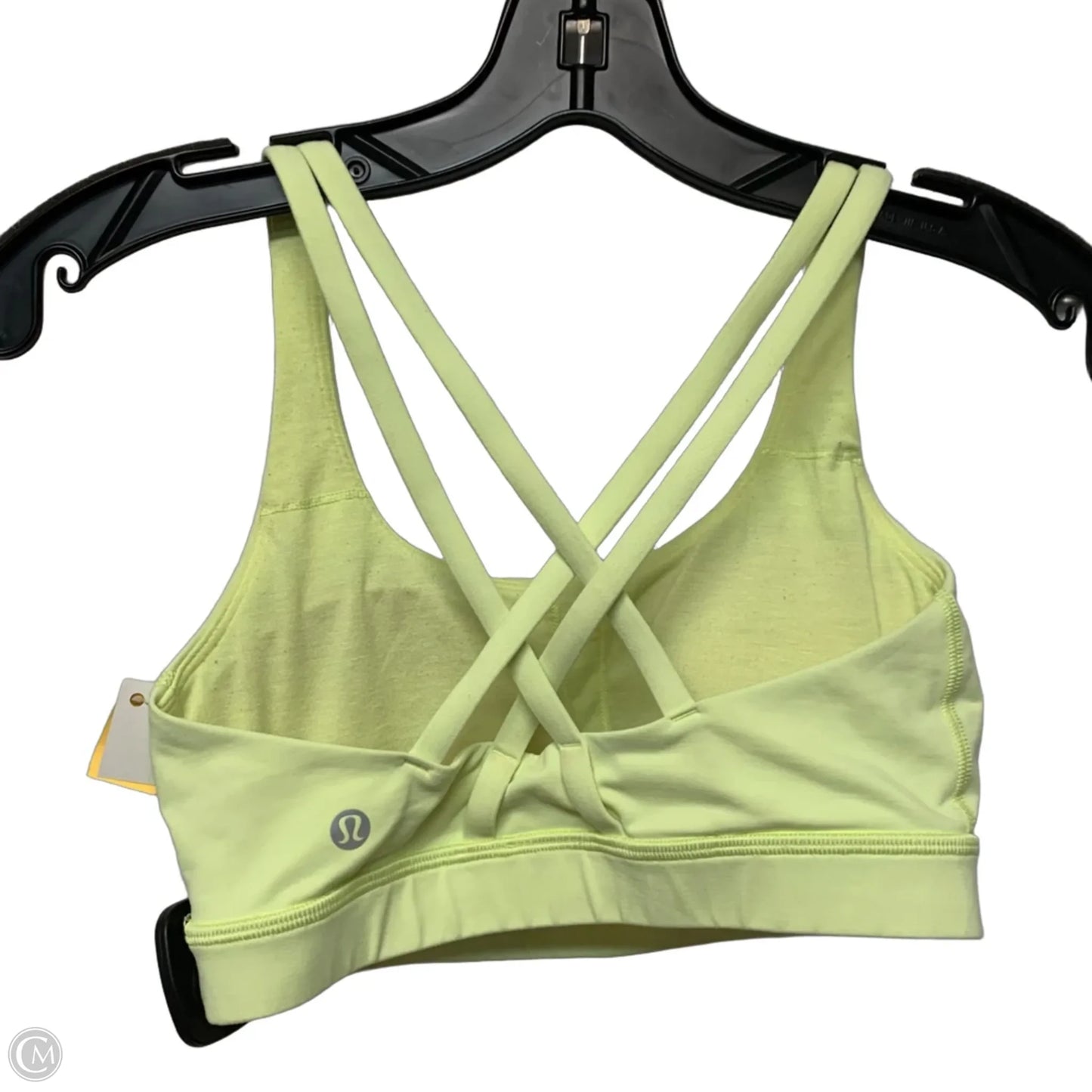 Athletic Bra By Lululemon In Yellow, Size: S