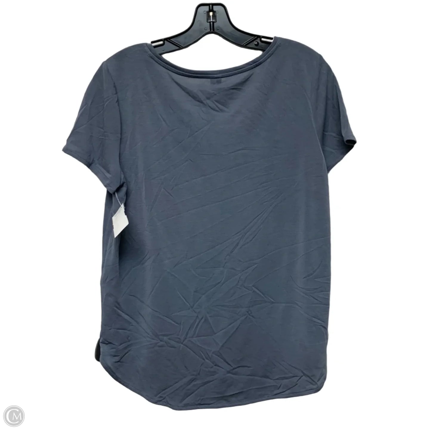 Top Short Sleeve By Banana Republic In Blue, Size: Xl