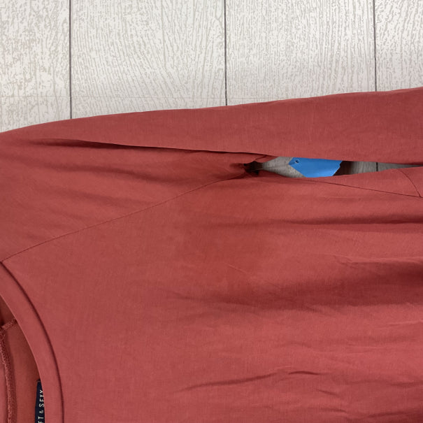 Top Long Sleeve Basic By American Eagle In Red, Size: S