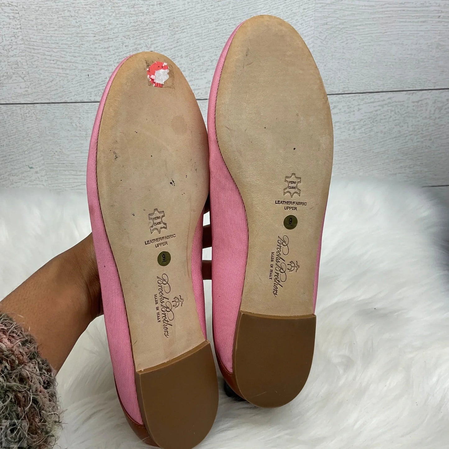 Shoes Flats By Brooks Brothers In Pink, Size: 9
