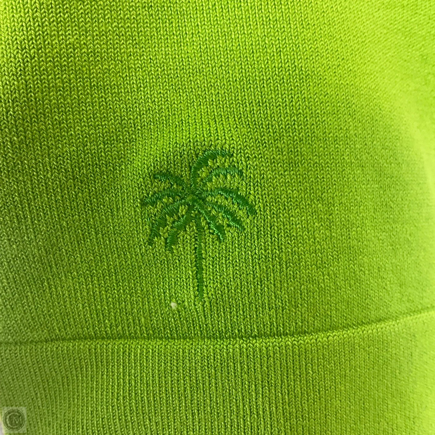 Top Sleeveless Designer By Lilly Pulitzer In Green, Size: M