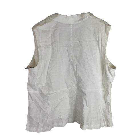 Vest Other By Chicos In White, Size: 20