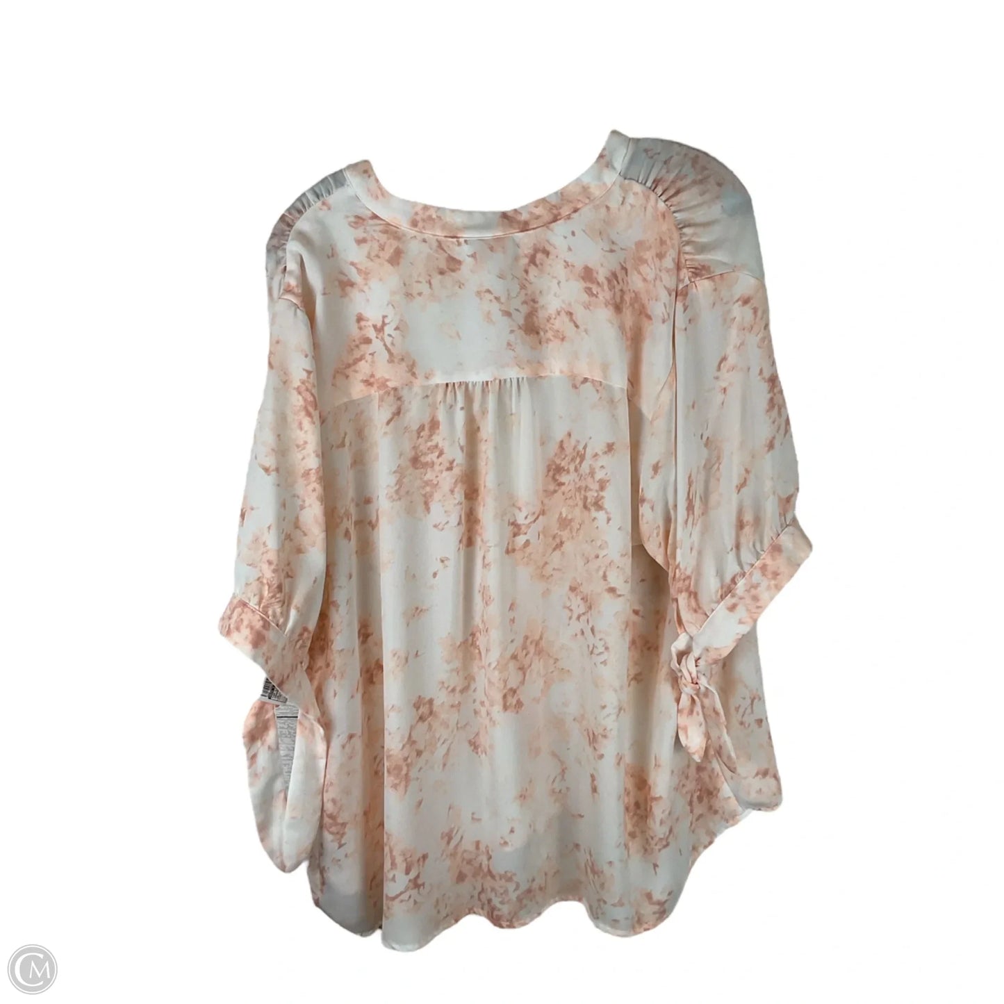 Top Long Sleeve By Ava & Viv In Orange, Size: 1x