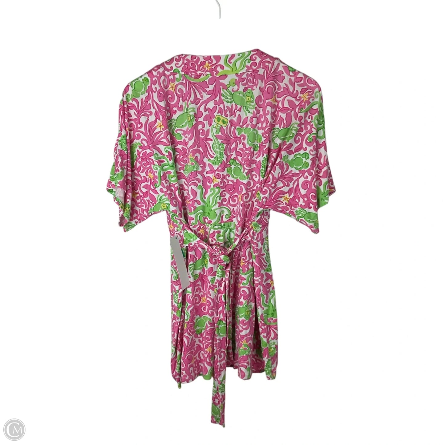 Dress Designer By Lilly Pulitzer In Green & Pink, Size: S