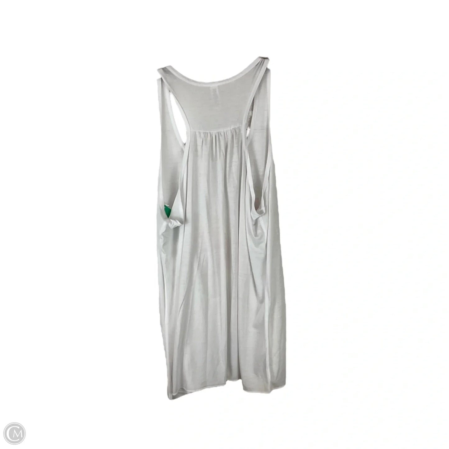 Top Sleeveless Basic By Clothes Mentor In White, Size: 2x