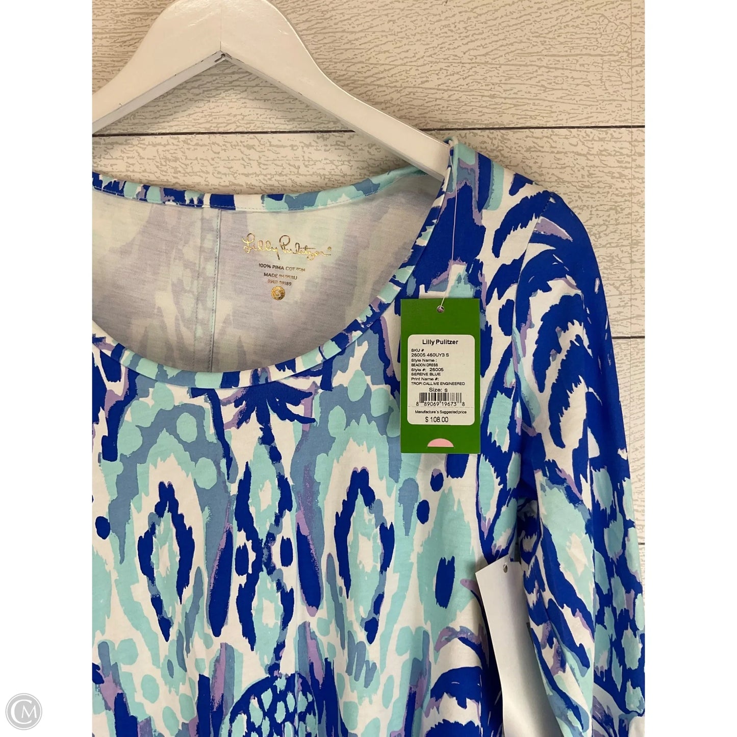 Dress Designer By Lilly Pulitzer In Blue, Size: S