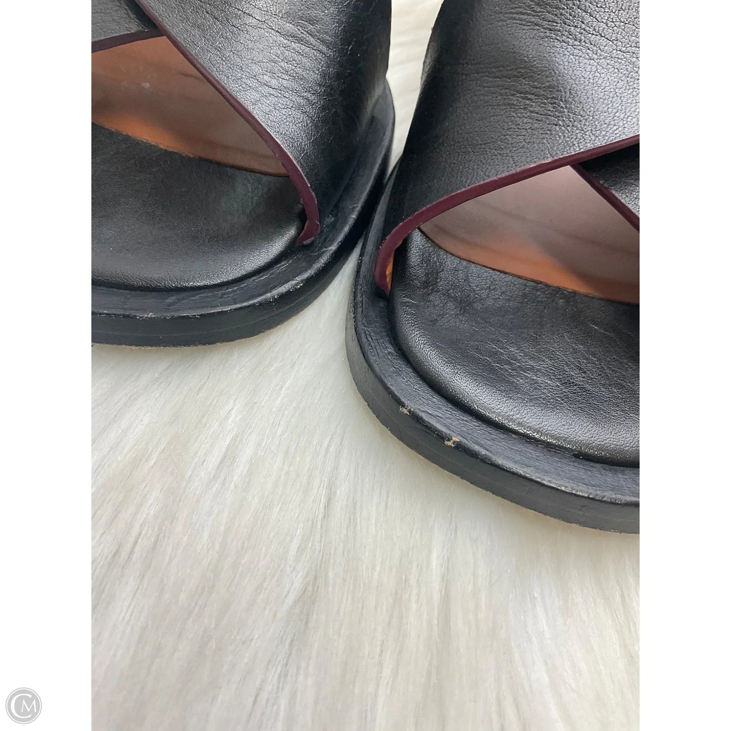 Sandals Heels Block By Cma In Black, Size: 9