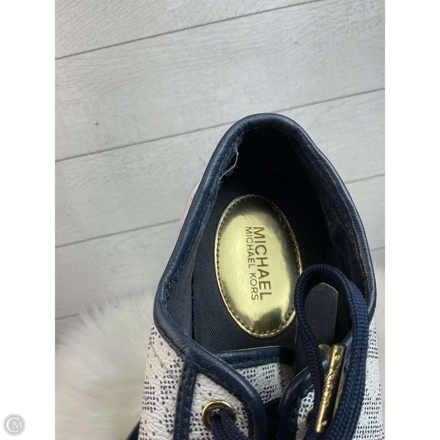 Shoes Designer By Michael Kors In White, Size: 8