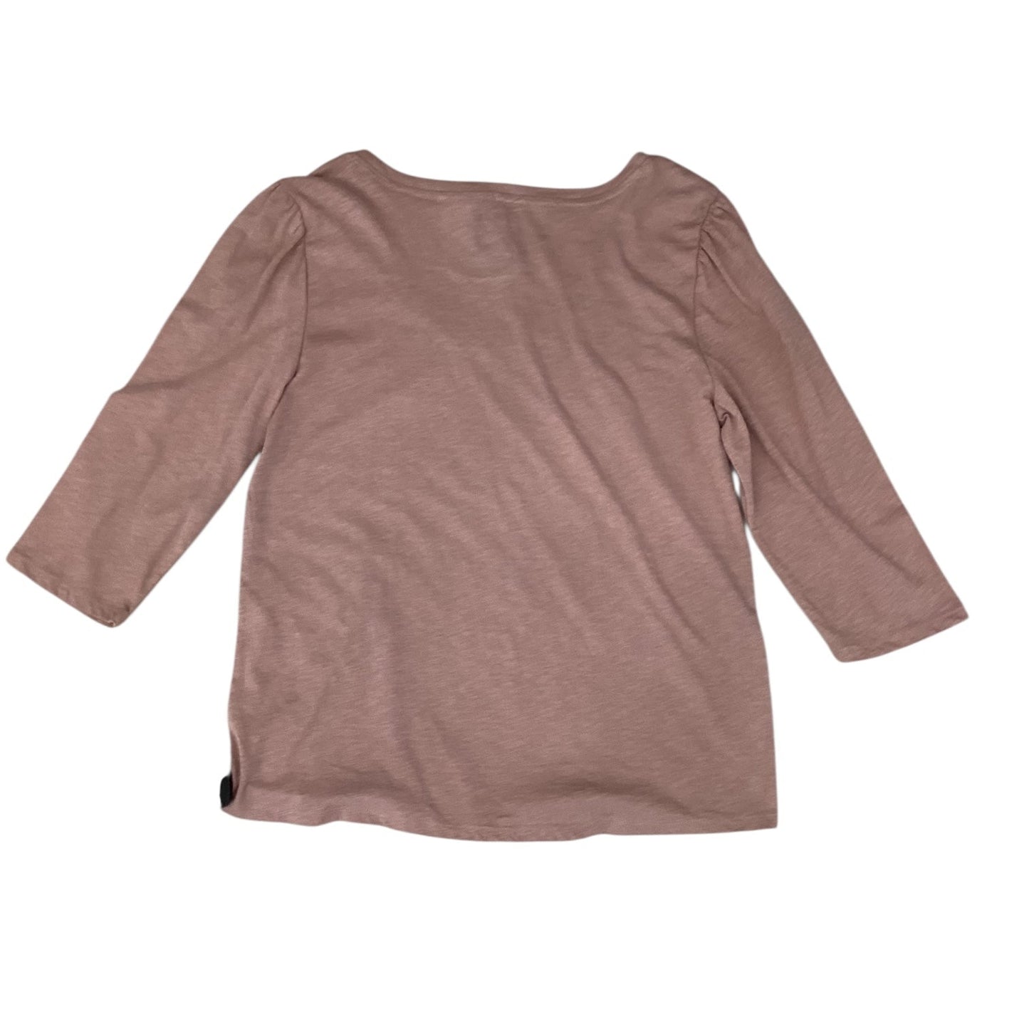 Top 3/4 Sleeve By Maurices In Pink, Size:L
