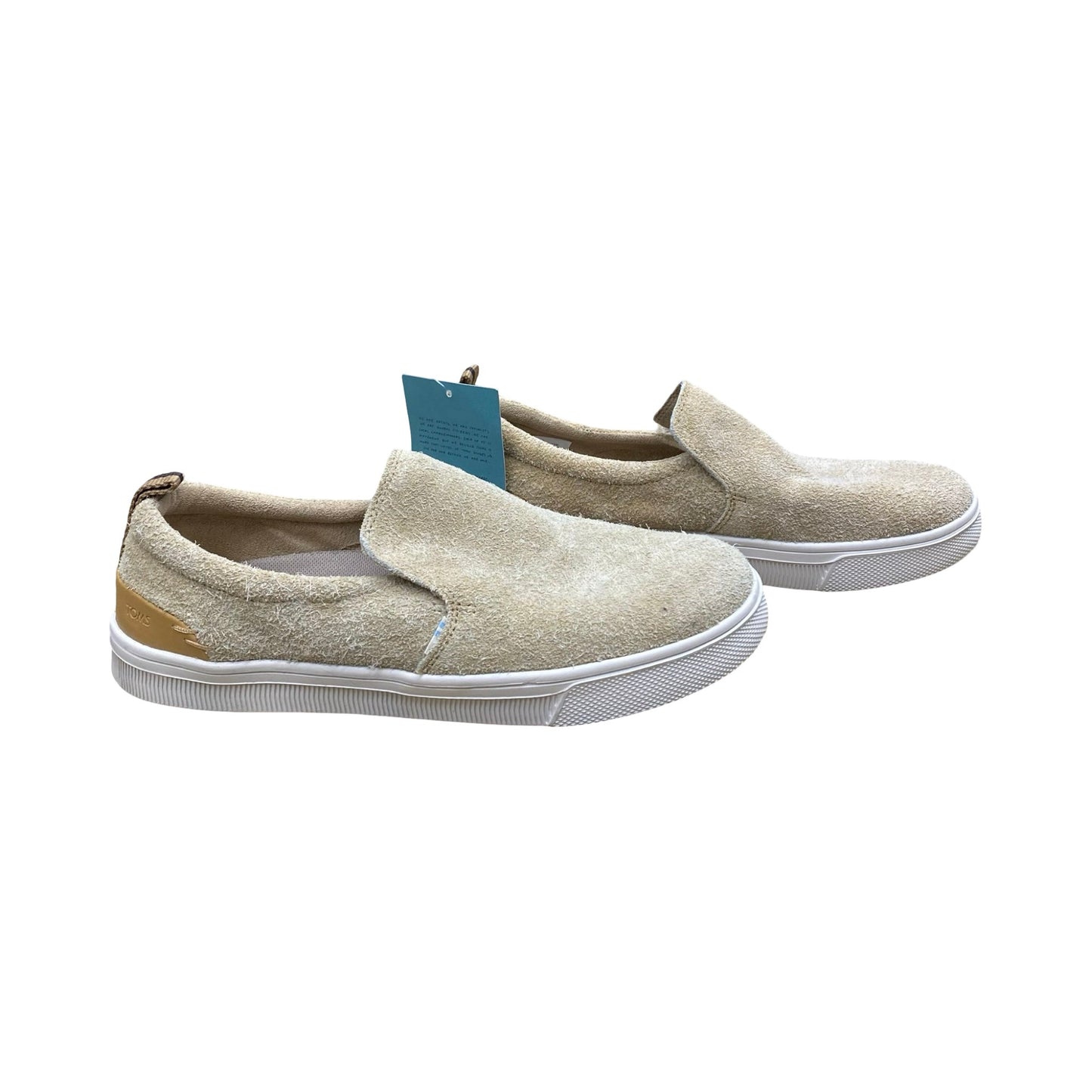 Shoes Flats By Toms In Brown, Size:9